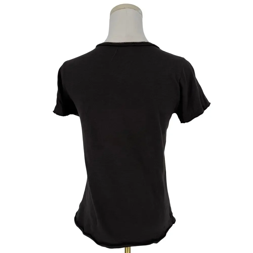 California Republic Graphic T-Shirt Women's XS Dark Grey Charcoal Casual - Picture 4 of 7